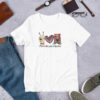 Peace Love Voodoo cute and creepy doll witchcraft Unisex t-shirt - Image 10