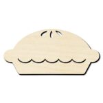 Pie Fresh Baked Laser Cut Out Unfinished Wood Shape Craft Supply