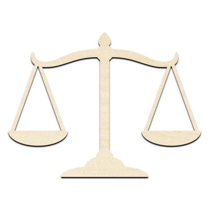 Scales Laser Cut Out Unfinished Wood Shape Craft Supply