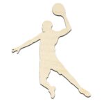 Basketball Player #2 Laser Cut Out Unfinished Wood Shape Craft Supply