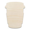 Coffee Cup To Go Laser Cut Out Unfinished Wood Shape Craft Supply