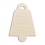 Cowbell Laser Cut Out Unfinished Wood Shape Craft Supply