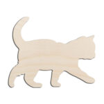 Kitten Cat Baby#2 Laser Cut Out Unfinished Wood Shape Craft Supply