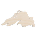 Lake Superior Great Lakes Laser Cut Out Unfinished Wood Shape Craft Supply