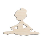 Little Ballerina #1 Shape Laser Cut Out Unfinished Wood Shape Craft Supply