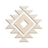 Aztec Diamond Laser Cut Out Unfinished Wood Shape Craft Supply