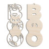 Halloween Door Sign Boo Scary Cat Laser Cut Kit or Finished