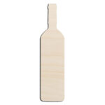 Wine Bottle #2 Laser Cut Out Unfinished Wood Shape Craft Supply