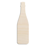 Wine Bottle #3 Laser Cut Out Unfinished Wood Shape Craft Supply