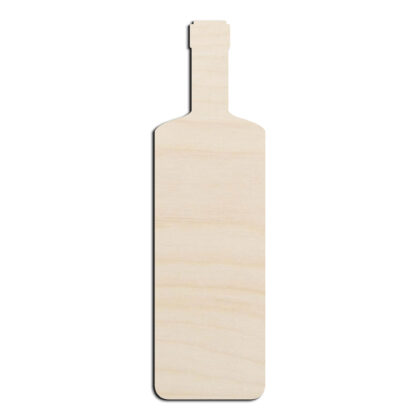 Wine Bottle #5 Laser Cut Out Unfinished Wood Shape Craft Supply