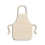 Apron Laser Cut Out Unfinished Wood Shape Craft Supply