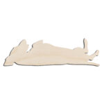 Dachshund Dog Puppy #4 Laser Cut Out Unfinished Wood Shape Craft Supply