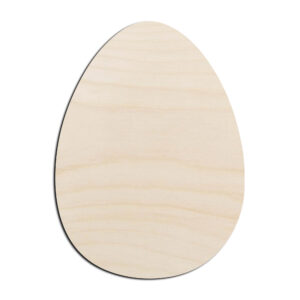 Egg Easter Laser Cut Out Unfinished Wood Shape Craft Supply