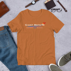 Giant Meteor Making America Molten Again 2024 Political T-Shirt Bella Canvas 3001 - Image 9