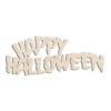Happy Halloween Laser Cut Out Unfinished Wood Shape Craft Supply