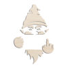 Gnome Go Away Middle Finger Door Sign Laser Cut Kit - Image 4