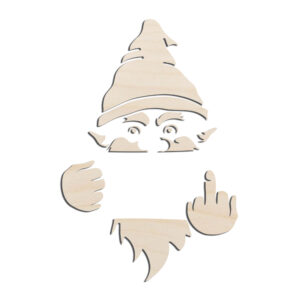 Gnome Go Away Middle Finger Door Sign Laser Cut Kit - Image 4
