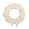 Christmas Wreath Laser Cut Out Unfinished Wood Shape Craft Supply