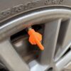 Middle Finger Tire Valve Stem Caps 3D Printed