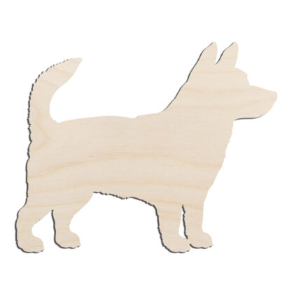 Lancashire Heeler Dog Puppy Laser Cut Out Unfinished Wood Shape Craft Supply