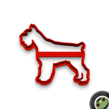 Miniature Schnauzer Dog Shaped Cookie Cutter - Polymer Clay Cutters - Ceramic Clay Cutters - Fondant Cutters