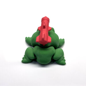 Missile Toad Christmas Ornament Keychain Articulated Fidget Funny 3D Printed - Image 4