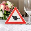 Warning Cat Pooping Sign 3D Printed - Cat Lover Gift - Gag Gift - Any Occasion - Image 2