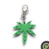 Marijuana Leaf Flexi Fidget Keychain Backpack Tag Cannabis Keychain 420 Gift 3D Printed