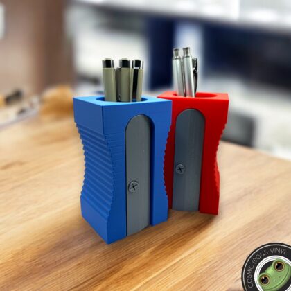 Giant Pencil Sharpener Pen and Pencil Holder 3D Printed