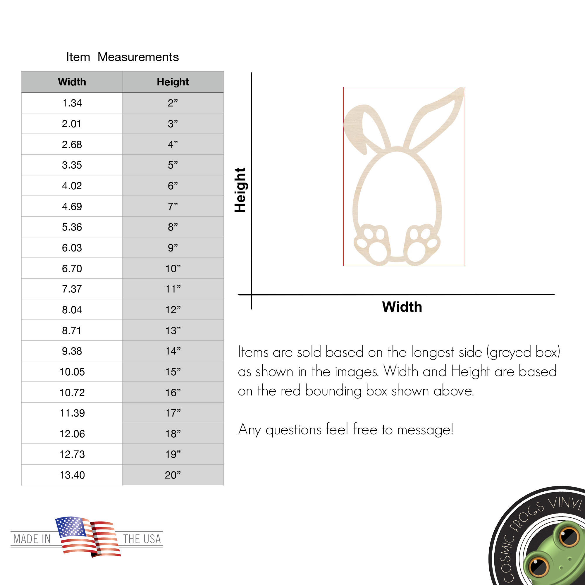 Bunny Egg Easter Decoration Laser Cut Out Unfinished Wood Shape Craft Supply - Image 2