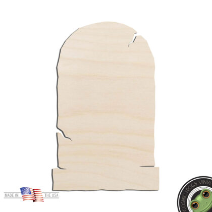 Tombstone #2 Laser Cut Out Unfinished Wood Shape Craft Supply Halloween Craft