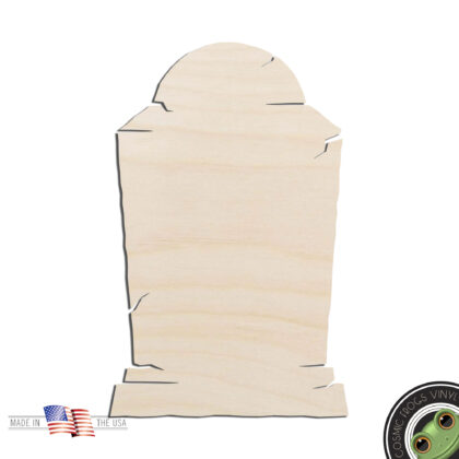 Tombstone #3 Laser Cut Out Unfinished Wood Shape Craft Supply Halloween Craft