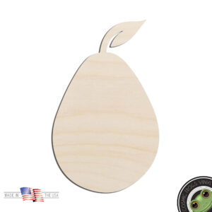 Avocado Laser Cut Out Unfinished Wood Shape Craft Supply