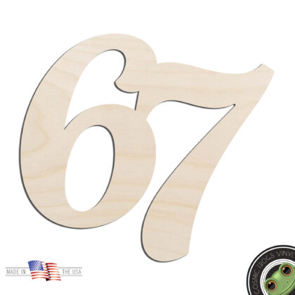 67 Laser Cut Out Unfinished Wood Shape Craft Supply