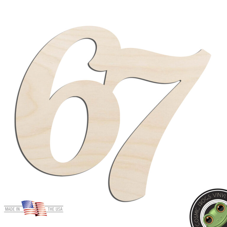 67 Laser Cut Out Unfinished Wood Shape Craft Supply