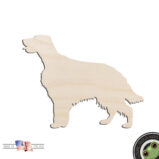 Irish Setter Dog Puppy Breed Laser Cut Out Unfinished Wood Shape Craft Supply