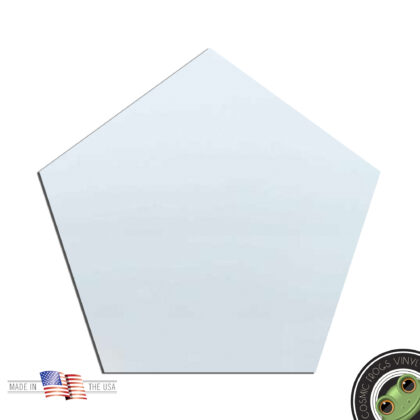 Pentagon Shape Laser Cut Out Acrylic Shape Craft Supply