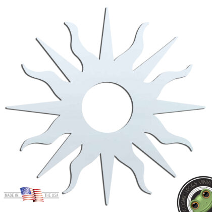 Sun Shape Laser Cut Out Acrylic Shape Craft Supply