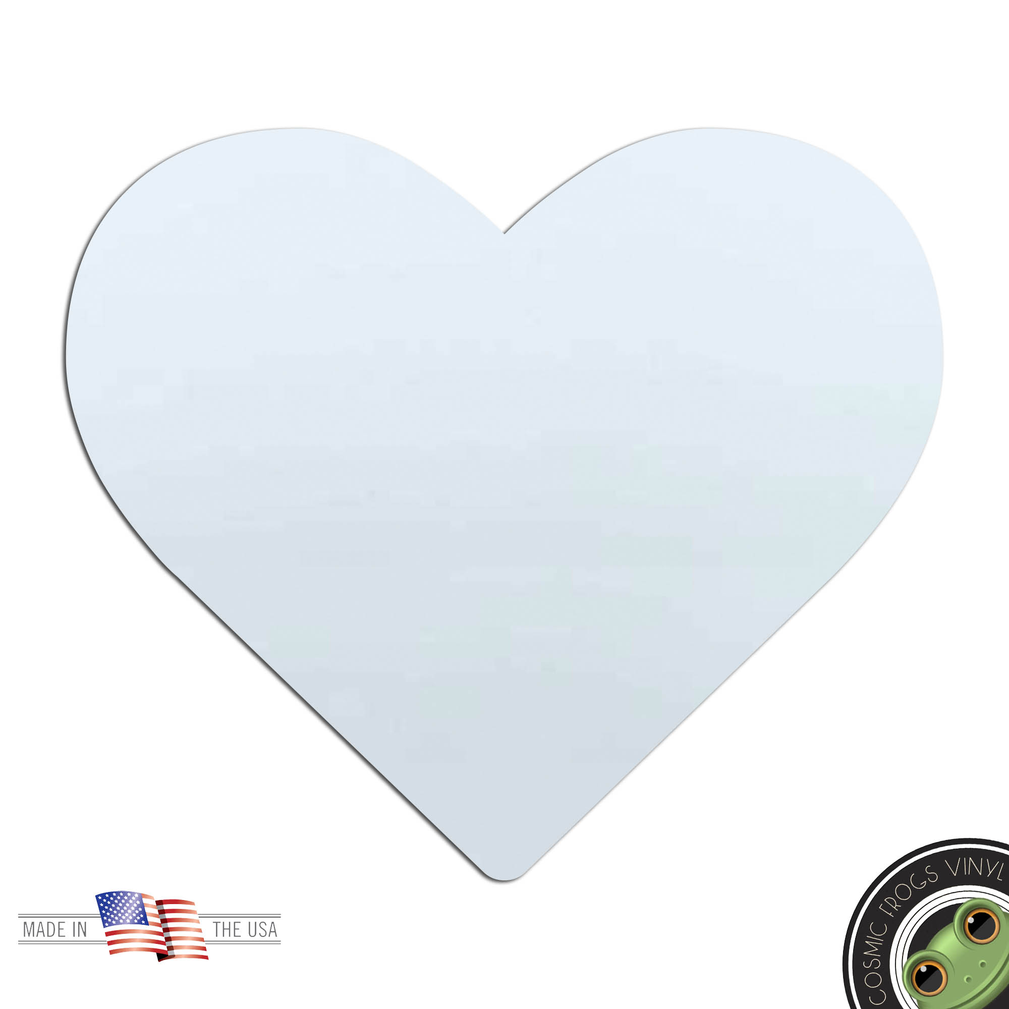 Heart Shape Laser Cut Out Acrylic Shape Craft Supply