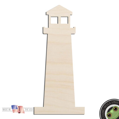 Lighthouse Laser Cut Out Unfinished Wood Shape Craft Supply