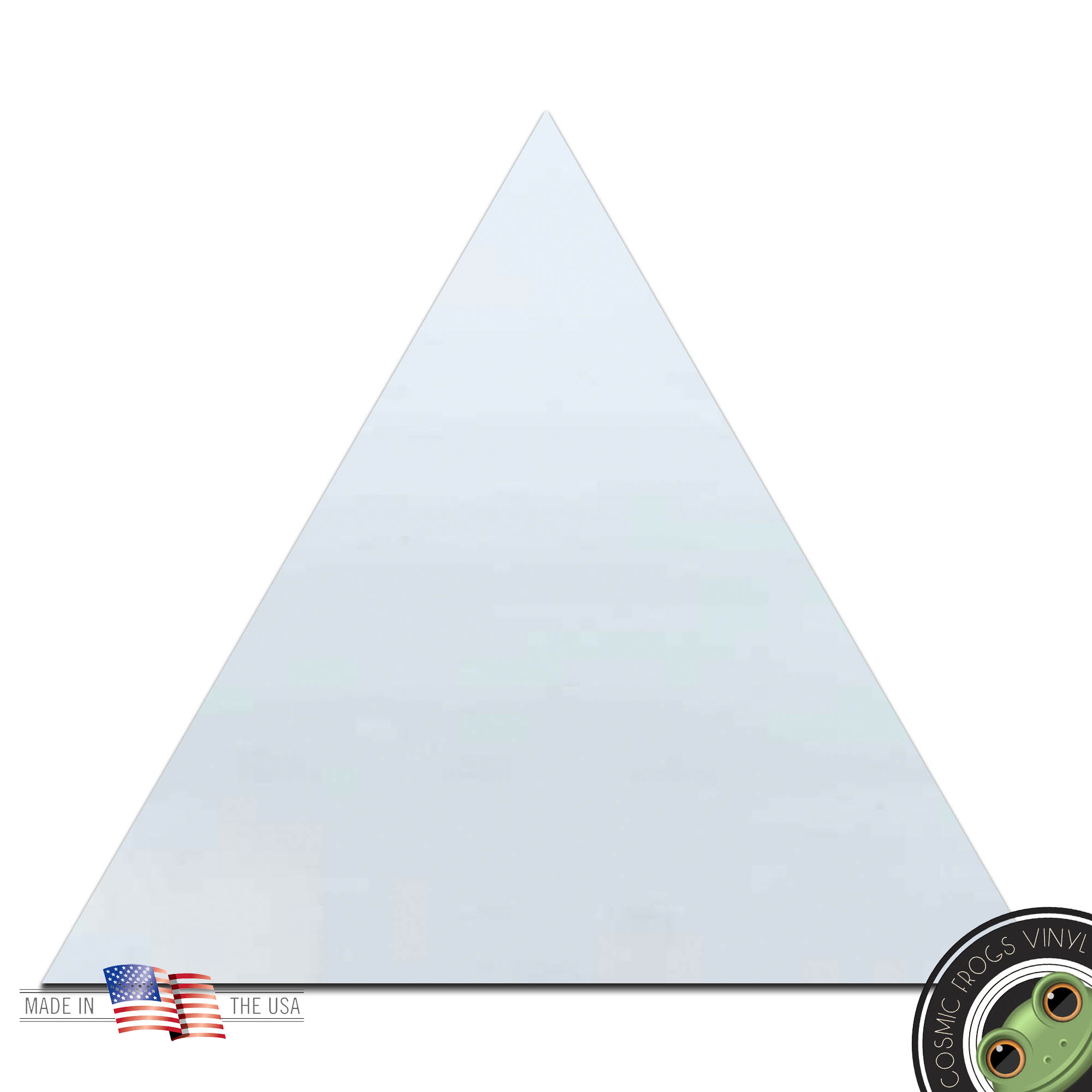 Triangle Shape Laser Cut Out Acrylic Shape Craft Supply