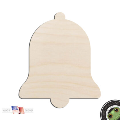 Bell #2 Laser Cut Out Unfinished Wood Shape Craft Supply