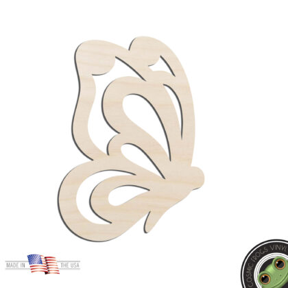 Butterfly #5 Laser Cut Out Unfinished Wood Shape Craft Supply
